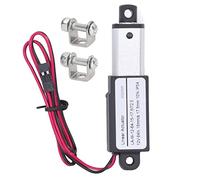 Micro Attuatore Lineare Elettrico 12V, Alluminio e ABS, 17,5mm, Mini Movimento Preciso - Protezione Circuito Completa, Limite Fine Corsa, Uso Agricoltura e Automazione (17,5 mm)