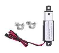 Micro Attuatore Lineare Elettrico 12V, Alluminio e ABS, 17,5mm, Mini Movimento Preciso - Protezione Circuito Completa, Limite Fine Corsa, Uso Agricoltura e Automazione (10 mm)