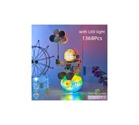 Micro blocchi da costruzione spaziali Figura astronauta con