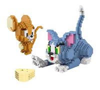 Micro Building Blocks, set di microblocchi, set di mattoncini da costruzione, micro mattoncini per adulti, Classic Cartoon Anime, mini mattoncini da costruzione, Nano Micro Mini bloccati, giocattolo