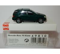 Micro Busch Ho 1/87 Mercedes-Benz M-KLASSE W164 2005 Verde Scuro #49810 IN Box