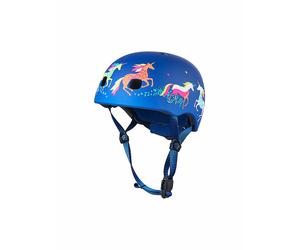 MICRO Casco da scooter per bambini Unicorno blu | 52-56CM