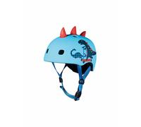 MICRO Casco per monopattino per bambini Scootersaurus 3D V2 blu | 48-53CM