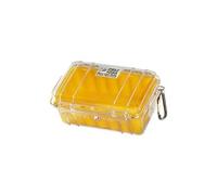 Micro Case 1050 Trasparente/Giallo Liner, Peli, 1050 Trasparente/Giallo