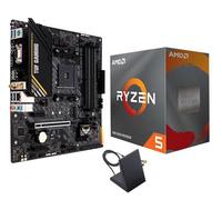 Micro Center AMD Ryzen 5 4500 - Processore desktop con scheda madre ASUS TUF Gaming A520M-PLUS (WiFi) AM4 microATX (supporto M.2, Wi-Fi 802.11ac, DisplayPort, HDMI)