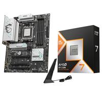 MICRO CENTER AMD Ryzen 7 9800X3D - Processore CPU con scheda madre MSI B850 Gaming Plus WiFi (ATX, AM5, DDR5, PCIe 5.0, M.2 Gen5, Wi-Fi 7, 5G LAN)