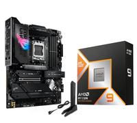 Micro Center AMD Ryzen 9 9950X3D - Processore CPU con scheda madre ASUS ROG Strix X870E-E Gaming WiFi X870 ATX (18+2+2 Power Stages, WiFi 7, 5X M.2, PCIe 5.0, USB4)