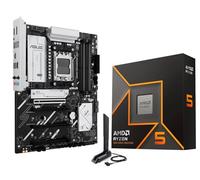 MICRO CENTER Pacchetto processore CPU AMD Ryzen 5 9600X con scheda madre ASUS B650E MAX Gaming WiFi AM5 ATX (DDR5, PCIe 5.0, 3X M.2, Wi-Fi 6E)