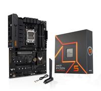MICRO CENTER Processore CPU AMD Ryzen 5 7600X con scheda madre ASUS TUF Gaming B650-E WiFi AM5 ATX