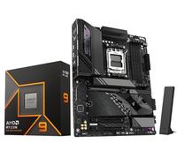 Micro Center Processore CPU AMD Ryzen 9 9950X con scheda madre GIGABYTE X870E AORUS Elite WIFI7 AM5 (ATX, DDR5, 4X M.2, PCIe 5.0, USB4)