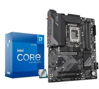 MICRO CENTER Scheda madre CPU Combo - Intel i7-12700K 12-Core LGA 1700 Gaming PC Desktop Processore fino a 5.0 GHz Bundle con scheda madre GIGABYTE Z790 S WiFi DDR4