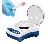 Micro centrifuga ad alta velocità, mini centrifuga elettrica da laboratorio 6000RPM con controllo di temporizzazione, 8 fori per separatore di siero e tubi PCR