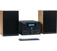 THOMSON MICRO SOUND SYSTEM BT RADIO FM/CD/MP3/USB BLACK WOOD FINISH MIC123BT