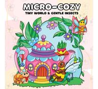 Micro-Cozy: Tiny World & Gentle Insects: A Relaxing Coloring Book Featuring Cute Insect, Miniature Gardens and Quite Moments