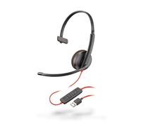Micro-cuffia - PLANTRONICS - Blackwire C3210 - Cablaggio - Larghezza di banda su PC - Soppressore di rumore attivo