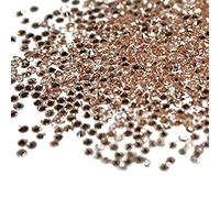 Micro diamante - 1440 pezzi micro diamante fai da te unghie strass cristallo piatto posteriore non hotfix strass bisogno di colla nail art decorazione cosmetici, champagne Clever design