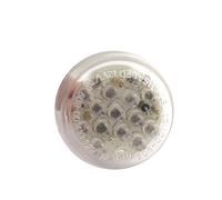 Micro disco luce posteriore a led lente trasparente da 37 mm universale