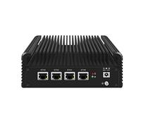 Micro Firewall Appliance, Mini PC, pFsense, OPNsense, Untangle, VPN, Router PC, Celeron J4125, HUNSN RJ23, AES-NI, 4 x I211-AT LAN, COM, HDMI, 4 x USB, 8G RAM, 128G SSD