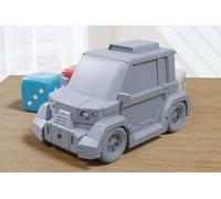 Micro Flux - 3D Stampato Auto - Cyberpunk/Fantascienza - Ripiano Tavolo