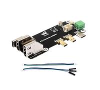 Micro HDMI a HDMI Scheda Adattatore per Raspberry Pi 5 / Pi 4B, Converte le Interfacce Micro HDMI in Porte HDMI Femmina, Facile da Collegare agli Schermi HDMI, Due Uscite 4K