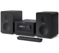 SHARP XL-B514 (BK) - Sistema Hi-Fi Micro con sintonizzatore FM, 30 Watt, radio digitale, lettore CD Bluetooth), colore: Nero