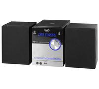 MICRO HI-FI TREVI 0H10D800, Potenza totale 30 W, Numero di casse 2, Nero, Argento