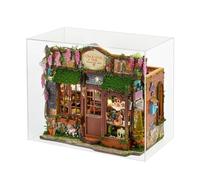 Micro House Doll Kit Assemblaggio Modello di edificio Set fatto a mano fai-da-te, Decorazione della camera da letto(F-068-B)