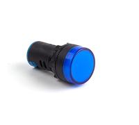 Micro interruttore 1pcs 12V 24V 220V 380V 22mm Montaggio a pannello Indicatore di alimentazione a LED luminoso segnalazione Interruttore Lampada(Blue,6V)