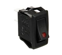 Micro interruttore con spia a Led - 12/24V - Rosso