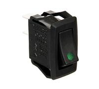 Lampa Interruttore 12/24V con LED Verde
