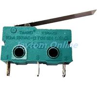 Micro interruttori 5 pcs braccio a leva rullo micro interruttore Spdt Azione a scatto 5A 250V KW4A NC-NO-C con puleggia 3pin 2pin di corsa(25mm Straight Handle)