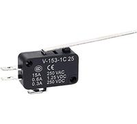 Micro interruttori Interruttore interruttore di viaggio Viaggiata Contatto Switch-reset momentaneo V-15 V-151 V-152 V-153 V-154 V-155 V-156-1C25(V-153-1c25)