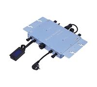 Micro inverter da 1200 W, con display LCD e MPPT 99,5% IP65, impermeabile, in lega di alluminio, per abitazioni e commerciali (blu)