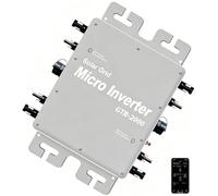 Micro Inverter Sola 800W~2800W IP65 Impermeabile Installation Facile(Silver,2000w)