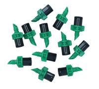 Micro Jet Irrigatore 360 Gradi Copertura Irrigazione Spruzzatore 4 + 13mm Tub...