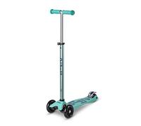 Micro Kickboard - Maxi Deluxe Eco 3 ruote, inclinato a sterzo, microscooter di design svizzero realizzato con materiali riciclati e sostenibili per bambini elementari, età 5-12 (menta)