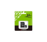Kingston Canvas Select Plus Scheda di memoria microSD 64GB microSDXC Gen3 100MB/s A1 Adattatore SD incluso - SDCS3/64GB