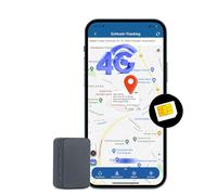Micro Localizzatore GPS nessuna scheda SIM Portatile GPS per Anziani Bambini Canoni mensili bassi, Localizzatore per Auto Tracciamento in tempo reale Allarmi Multipli, Magnete, Traiettoria storica