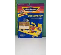 MICRO MACHINES CREDIT CARD PLAYSET GALOOB 1990 SHELL CREDIT CARD