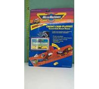 MICRO MACHINES CREDIT CARD PLAYSET GALOOB 1990 TRAVEL CLUB / DESERT DUNES