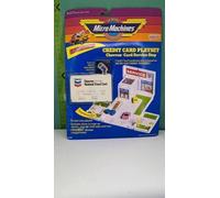 MICRO MACHINES CREDITO CARD PLAYSET GALOOB 1990 CHEVRON USA NATIONAL TRAVEL CARD