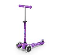 Micro® | Mini Micro Deluxe LED Monopattino 3 Ruote | Ruote con illuminazione a LED | Manubrio regolabile e rimovibile | Antiscivolo | Bambini e ragazze | 2-5 anni