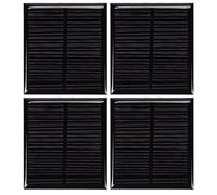Micro Mini Pannelli Solari,Pannello Solare Portatile 60x60mm,Modulo Di Alimentazione Modulo Caricabatteria,Per Fare Luci Solari per Prato,Home DIY,Giocattoli - Caricabatterie,4 Pezzi