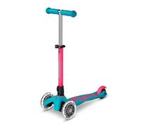 Micro Mini scooter Deluxe LED Neon Aqua/Pink