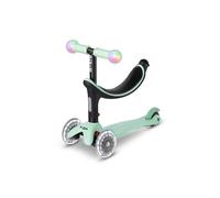 micro™ mini2grow Deluxe LED Magic | Kickboard con sedile e barra di spinta | Ruote anteriori a LED e maniglie luminose | Manubrio regolabile in altezza | a partire dai 12 mesi | 4 colori disponibili