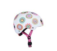 Micro Mobility - Casco da bambino Doodle, 100% integrato con luce, comfort e sicurezza, per monopattini, bicicletta, pattini e pattinaggio, facile regolazione, attacco magnetico anti-lacrime, taglia M
