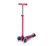 Micro Monopattino da bambino Maxi Deluxe Neon Rosa LED