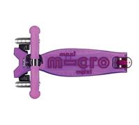Micro Monopattino Maxi Micro Deluxe per bambini con LED | Manubrio regolabile | Ruote luminose | Si illumina al buio | Ragazzi e ragazze | 5-12 anni | Viola