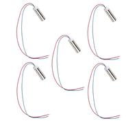 Micro Motore Coreless, 5PCS 14500rpm Motore a Vibrazione in Miniatura Mini Motore a Vibrazione Cilindrico Impermeabile per Massaggiatore