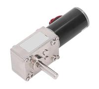 Micro motore DC con riduttore, motore a vite senza fine autobloccante a velocità regolabile, riduttore in lega di alluminio da 24 V e 18 W per cassaforte, attrezzature bancarie, (0-300 giri al minuto)